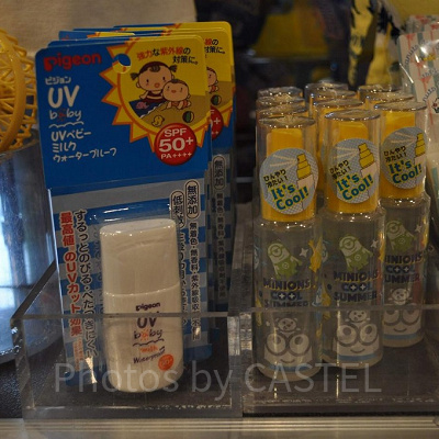 USJではクールミストや日焼け止めも販売中(2019年)