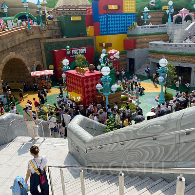 USJアトラクション:ニンテンドーワールドエリア内風景