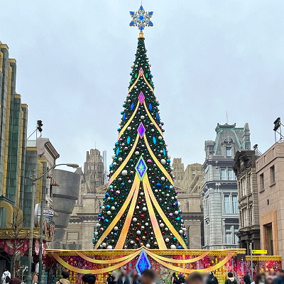 USJのクリスマスツリー2023