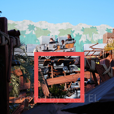 アームのような装置(ドンキーコングのクレイジー・トロッコ)