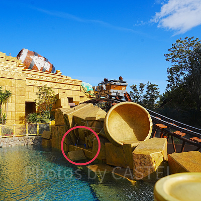 USJドンキーコングエリアのピクミンの隠れ場所