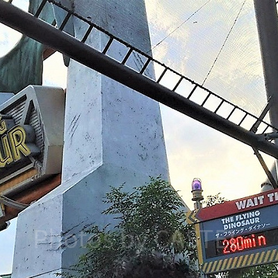 USJのフライングダイナソー入り口