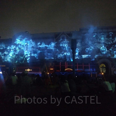 USJのナイトパレード「ホグワーツ特急」とプロジェクションマッピング