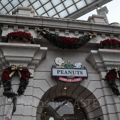 USJスヌーピーのコーナーストア外観