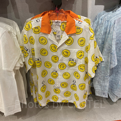 USJスヌーピー夏グッズ/スマイル柄シャツ