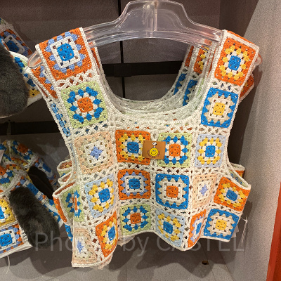 USJスヌーピー夏グッズ/クロシェ編みベスト