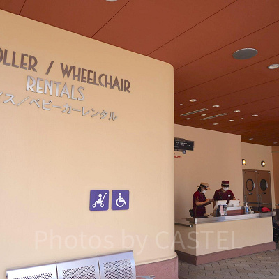 USJのベビーカーレンタル受付場所