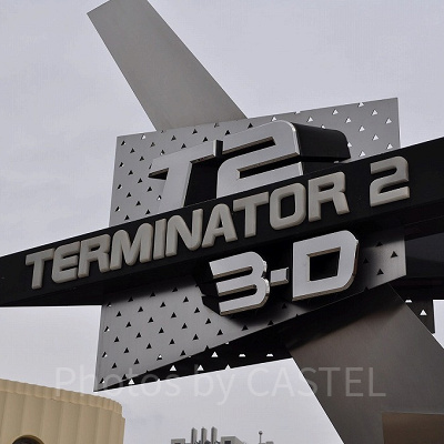 USJ「ターミネーター２：３D」の看板