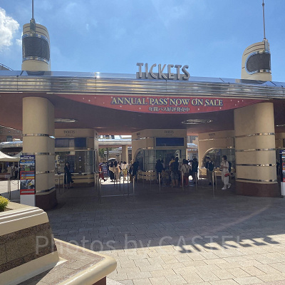 USJのチケットブース