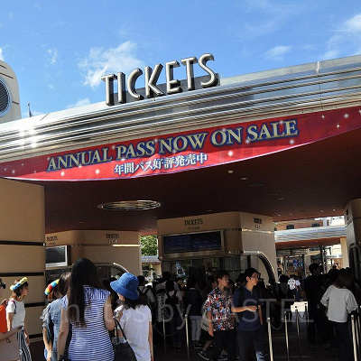 USJのチケットブース