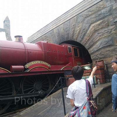 USJワンド・マジックの魔法スポット/旅行カバンを開ける魔法