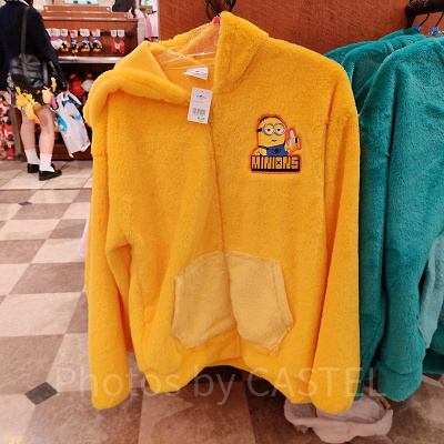 USJ冬グッズ：ミニオンのボアパーカー