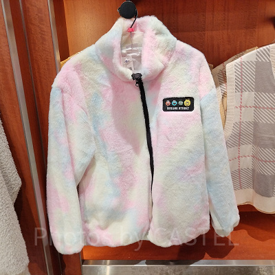 USJ冬グッズ：セサミストリートのハイネックボアジャケット