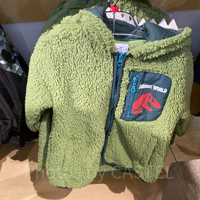 USJ冬グッズ/ジュラシックワールドのボアジャンパー（キッズサイズ）