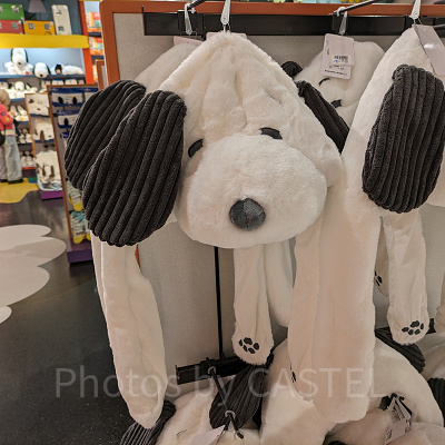 USJ冬グッズ/スヌーピーのぬいぐるみハット