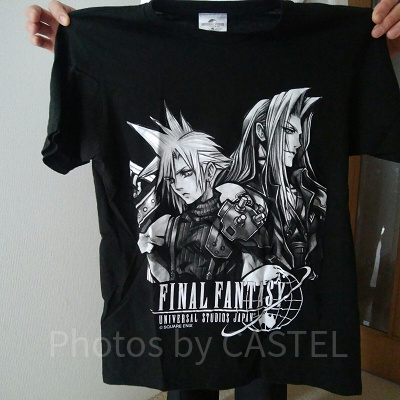 USJ×ファイナルファンタジーのTシャツ（2018年）