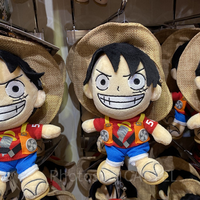 USJ×ワンピースコラボグッズ：キーチェーン(ルフィ)