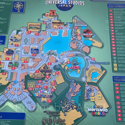 綾小路麗華からの挑戦状：パークマップ