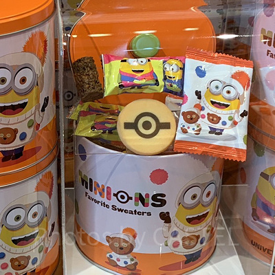 USJ2023冬グッズ/ミニオンのアソートスイーツ缶