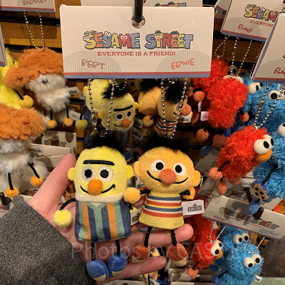 USJ/バートとアーニーのマスコットキーチェーンセット