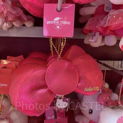 USJ/ハローキティのリボン型キーチェーン