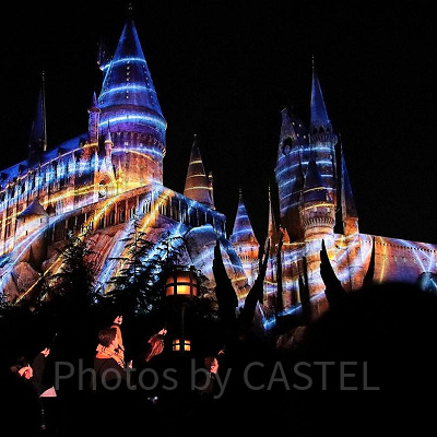 USJのホグワーツ城、キャッスルショー