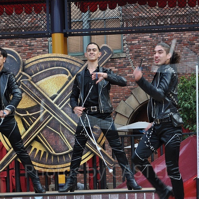 USJのワールド・ストリート・フェスティバル「マレヴォ・デ・アルゼンチーナ」ボーラのパフォーマンスシーン