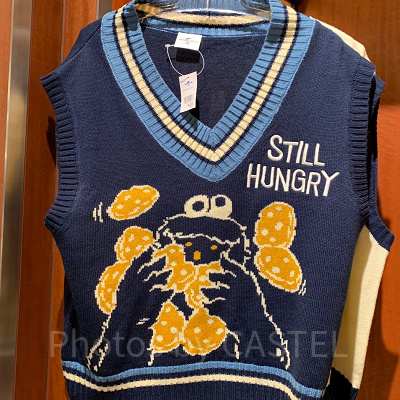 クッキーモンスターのニットベスト