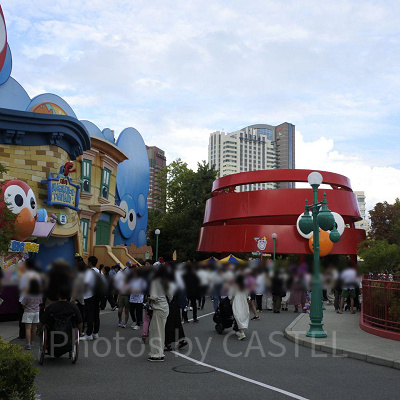 USJ／ワンダーランドのグリーティング風景