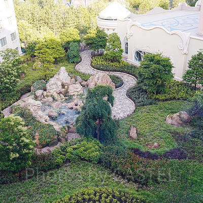 ローズコートサイドの客室からの景色