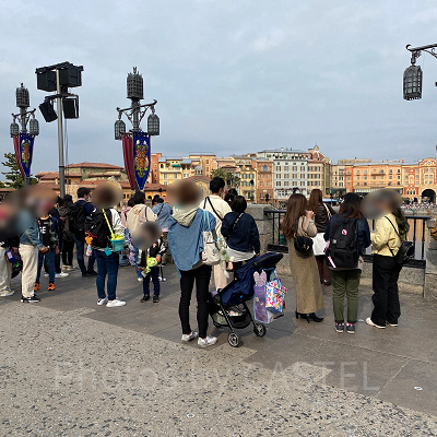 ハーバーグリーティング待ちの様子（2022年4月7日15時直前）