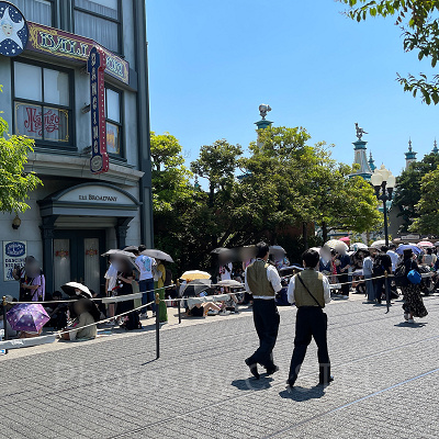 ビッグバンドビートの自由席待ちの様子（10時10分ごろ）
