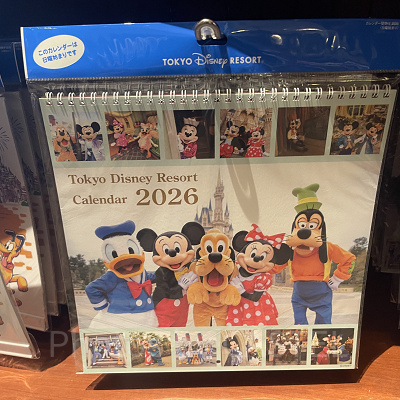 壁掛けカレンダーミッキーマウスと仲間たち（実写）