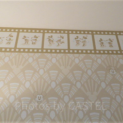 ミッキーのいる壁