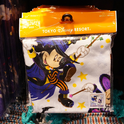 ウォッシュタオル（2022年ディズニーハロウィングッズ）