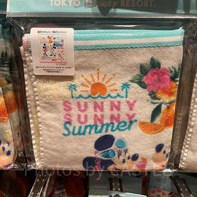 ウォッシュタオル(ディズニー夏グッズ2025SUNNY SUNNY Summer)