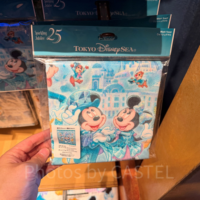 ウォッシュタオル(ディズニーシー25周年グッズ)