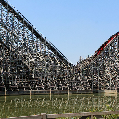 水上木製コースターレジーナ