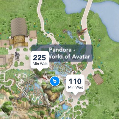 WDW公式アプリ「Disney My Experience」 アトラクションも2つあり