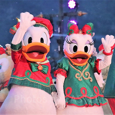 パークでドナルドダックに会える場所