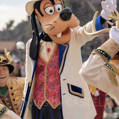 パークでグーフィーに会える場所