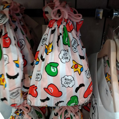 総柄✕ピンクストライプ柄ルームウエア上下セット