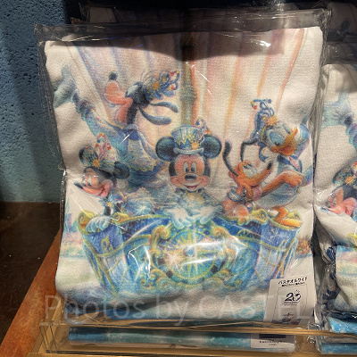 ワイドバスタオル（ディズニーシー20周年グランドフィナーレグッズ）