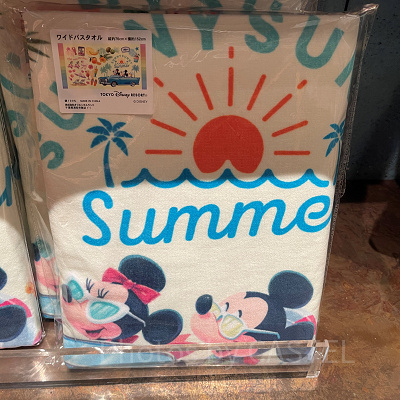 ワイドバスタオル(ディズニー夏グッズ2025SUNNY SUNNY Summer)