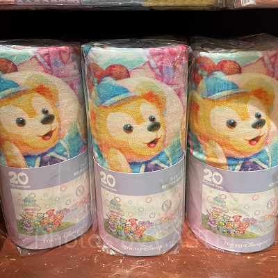 ワイドバスタオル(ダッフィー20周年カラフルハピネスグッズ)