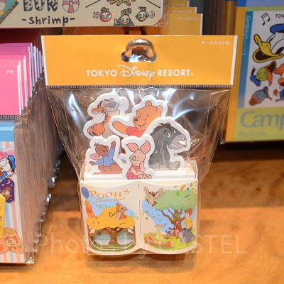 プーさんとハニーハントのケース付メモ