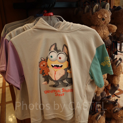 オオカミボブとティムの半袖キッズパーカー（ユニバハロウィングッズ2023）
