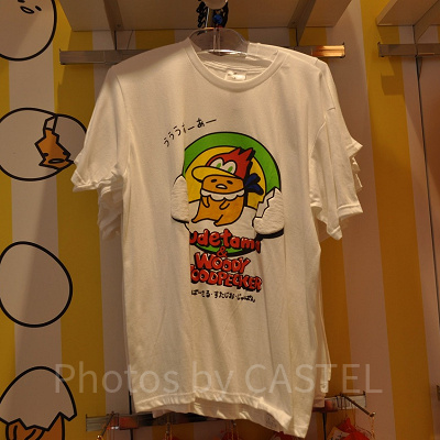 「ウッディ・ウッドペッカー×ぐでたま」のTシャツ（ホワイト）