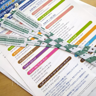 過去のイベントで配布されたリストバンド