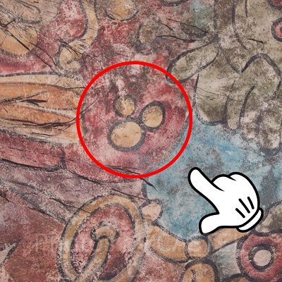 黄色い隠れミッキー